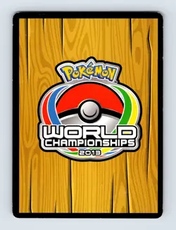 Professor Juniper 2013 World Championship Back of Card Pokemon TCG LP - Image 2