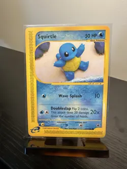 Pokemon Squirtle TCG Expedition Base Set Card 131/165 Regular Common - Image 1