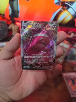 Pokemon TCG Gengar VMAX 157/264 Swsh08: Fusion Strike Holo Card Mint Condition - Image 1