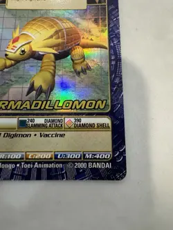 Digimon Digi Battle Series 3 Armadillomon Card BO-112 Holo Foil Bandai 2000 - Image 5