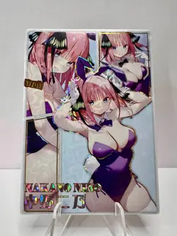 Nino Nakano Quintuplets Bunny Suit Goddess Story Anime Waifu ACG Card - Image 1