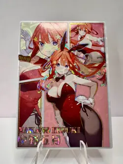 Yotsuba Nakano Quintuplets Bunny Suit Goddess Story Anime Waifu ACG Card - Image 1