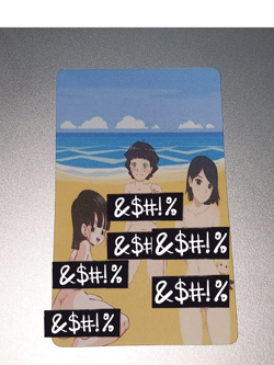 Pan, Sarada, And Himawari Dragon ball and Naturo Crossover Waifu Card - Image 1