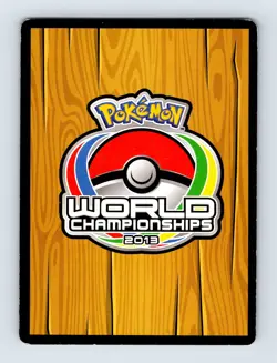 Water Energy 2013 World Championship League Back Of Card Pokemon TCG LP - Image 2