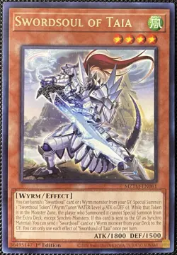Swordsoul of Taia MZTM-EN081 Maze of the Master 1st Edition - Yugioh Card - Image 1