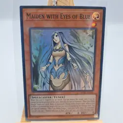 Yugioh TCG Single Card Maiden With Eyes Of Blue Super Rare 006 Holo - Image 1
