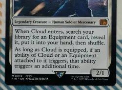Cloud, Midgar Mercenary M0010 Regular Final Fantasy Magic the Gathering MTG - Image 3