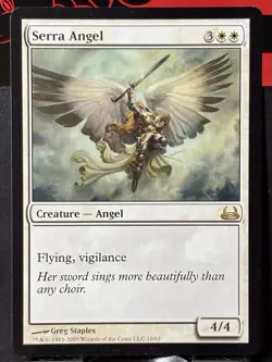 Serra Angel - Reg - MTG - Duel Decks: Divine vs Demonic - 10/62 - RARE ~ NM - Image 3