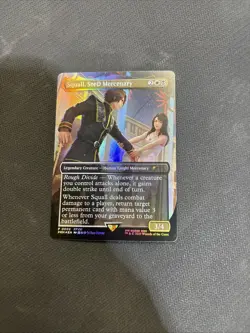 MTG 1x Squall, SeeD Mercenary - borderless Foil showdown promo final fantasy - Image 1