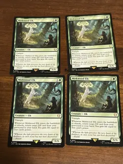 4x MTG - 4x Mirkwood Elk - NM - LOTR Commander - Image 1