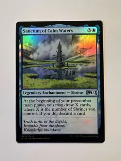 Sanctum of Calm Waters - FOIL - MTG Core Set 2021 - NM - Image 1