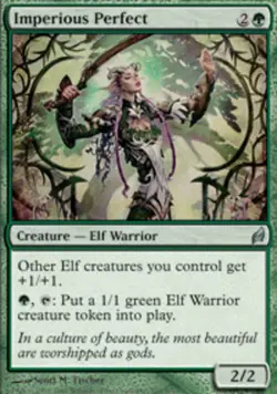 4x MTG Imperious Perfect, Light Play, English Lorwyn - Image 1