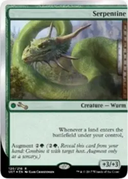 1x Serpentine MTG Unstable NM Magic Regular - Image 1