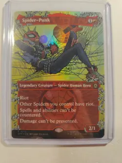 FOIL Mtg Spider-Punk (0210) (Borderless) Marvel's Spider-Man - Image 1
