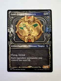 Gold-Forged Thopteryx - SHOWCASE - MTG March of the Machine: The Aftermath - NM - Image 1