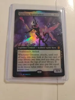Mtg Gwenom, Remorseless Marvel's Spider-Man FOIL Magic The Gathering - Image 1