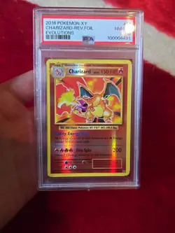 Psa Graded Holo Charizard Evolutions Pokemon Card 11/108 - Image 2