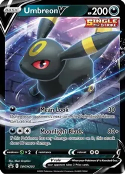 Lightly Played Umbreon V - SWSH203 - SWSH Black Star Promos Pokemon SWSH Black S - Image 1