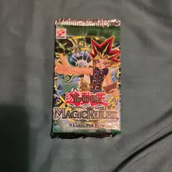 Yugioh Magic Ruler Booster Pack Unlimited Factory Sealed Square Logo - Image 1