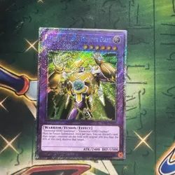 Yugioh! Elemental Hero Thunder Giant RA03-EN153 Platinum Secret Rare 1st Ed NM - Image 1