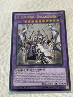 Yugioh El Shaddoll Shekhinaga Ultimate Rare 1st Ed NECH NM/VLP! - Image 2