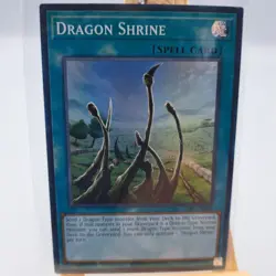 Yugioh TCG Single Card Dragon Shrine Super Rare Holo 019 Spell Card - Image 1
