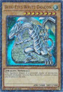 YugiOh Blue-Eyes White Dragon HAC1-EN001 Duel Terminal 1st Edition MINT - Image 1