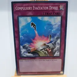 Yugioh TCG Single Card Compulsory Evacuation Device Trap #038 - Image 1