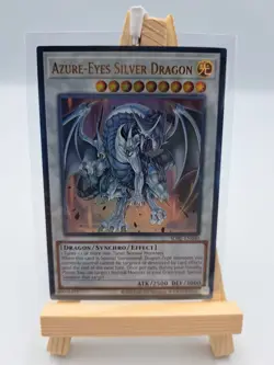 Yugioh TCG Single Card Azure Eyes Silver Dragon Super Rare 040 - Image 1