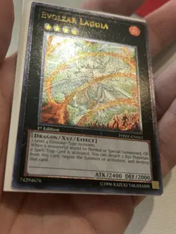 Yugioh Evolzar Laggia Ultimate Rare 1st Ed PHSW - Image 5