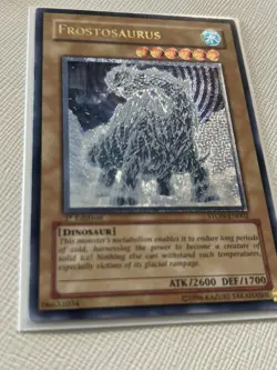 Yugioh Frostosaurus Ultimate Rare 1st Edition STON VLP - Image 2
