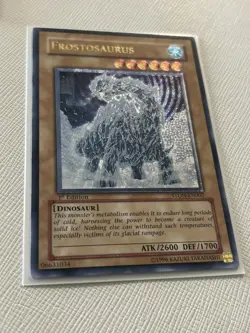 Yugioh Frostosaurus Ultimate Rare 1st Edition STON VLP - Image 3