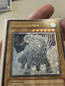 Yugioh Frostosaurus Ultimate Rare 1st Edition STON VLP - Image 5