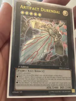 Yugioh 2x Artifact Durendal Ultimate Rare!! 1x First 1x Unlimited PRIO - Image 5