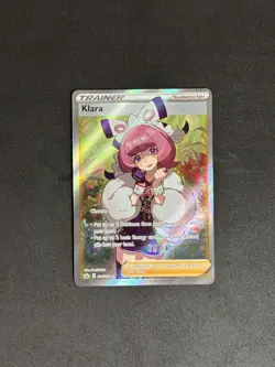 KLARA 194/198 SWSH CHILLING REIGN FULL ART TRAINER HOLO POKEMON CARD Near Mint - Image 1