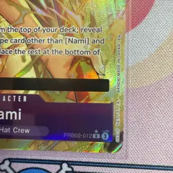 Nami PRB02-012 R ONE PIECE Card The Best 2 - ONE PIECE Card Game English Alt - Image 3