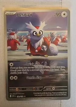 Pokemon TCG Mega Evolutions Illustration Rare 4 Card Lot Delibird + All NM+ - Image 4