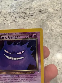 Dark Gengar 9/105 Holo Rare Pokemon TCG Card Neo Destiny LP/NM - Image 3