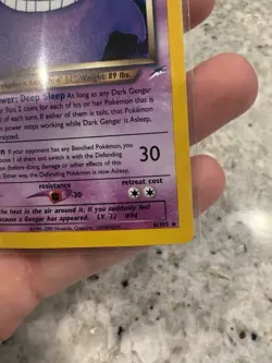 Dark Gengar 9/105 Holo Rare Pokemon TCG Card Neo Destiny LP/NM - Image 4