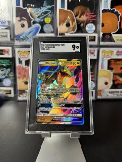 Pokemon TCG Rayquaza GX Holo Ultra Rare Card Celestial Storm 109/168 SGC 9 - Image 1