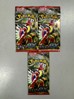 Set of 3 - Scarlet ex Booster Packs Japanese Pokemon Card - Sealed - Image 1