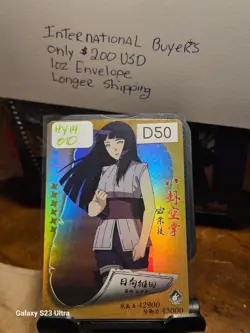Naruto Kayou HY14010 - Teenage Hinata Hyuga Card! Destiny Awaits!! - Image 1