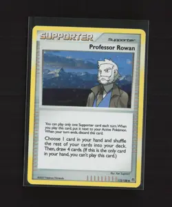 Professor Rowan 112/130 Diamond & Pearl Cosmos Holo Uncommon Pokemon Card - Image 2