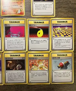 Pokemon Original Vintage Japanese Trainer And Holo Card Lot From 1996-1999 - Image 3