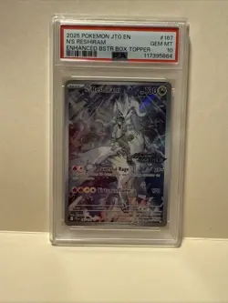 N's Reshiram - 167/159 Journey Together Promo MINT Stamped PSA 10 - Pokemon Card - Image 1