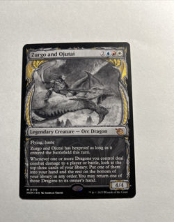 Zurgo and Ojutai (Showcase) - March of the Machine MTG Plus Bonus Card!!! - Image 1