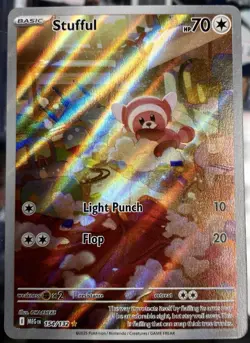 Stufful IR 154/132 MEG Mega Evolution Pokemon Card TCG - NM Near Mint - Image 1