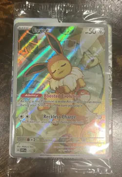 Eevee 173 Sv: Scarlet & Violet Promo Cards Holo prismatic Sealed B - Image 1