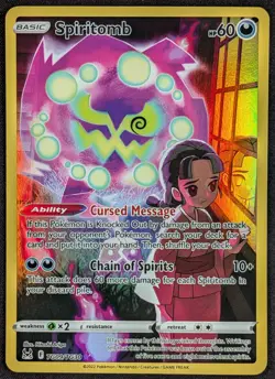 Spiritomb Lost Origin Trainer Gallery Ultra Rare Pokemon Card TG09/TG30 (NM) - Image 1