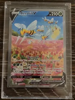 Beedrill V 161/189 Alternate Full Art Astral Radiance Pokemon Card Near Mint - Image 1
